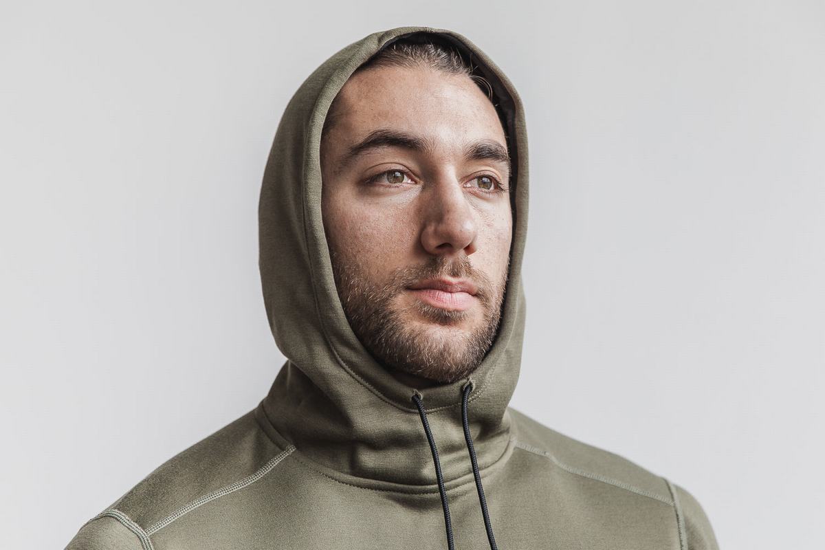 Nobull Crossfit® Men's Hoodie Green | Australia (AM7140)